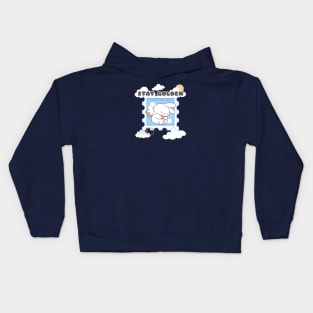 Positivity and Brilliance, Stamped with Loppi Tokki's Charm! Kids Hoodie